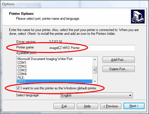 DefaultPrinterSelect